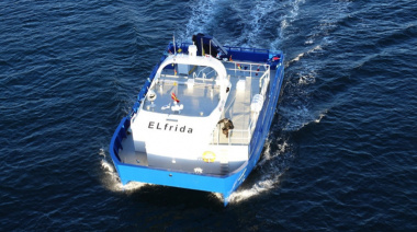 El primer barco eléctrico del mundo pesca salmones en Noruega