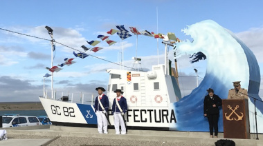 Quedó emplazada la réplica de los dos Guardacostas que participaron en Malvinas