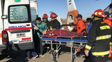 Prefectura evacuó a tripulante de buque con asiento en Puerto Madryn