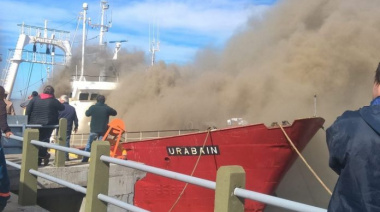 Se incendió buque pesquero de Iberconsa