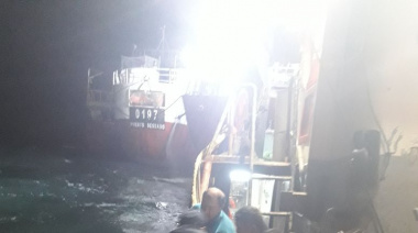 Prefectura rescató a tripulante de buque de Arbumasa que se cayó al agua en la zona portuaria