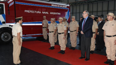 Iberconsa homenajeó a la División Control Averías e Incendio de Prefectura Naval