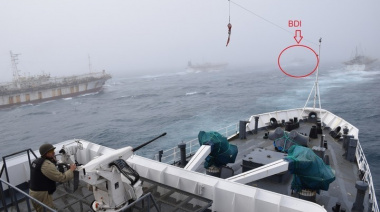El Estado argentino le cobró los gastos de persecución a un buque chino que pescaba ilegalmente