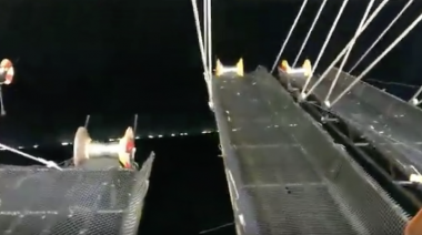 Impactante video de la flota foránea que opera sobre el calamar en la milla 201
