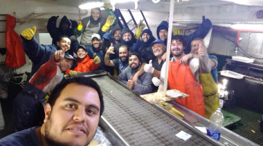 Video  impactante del Potero Tae Baek 75 en plena operatoria de pesca.