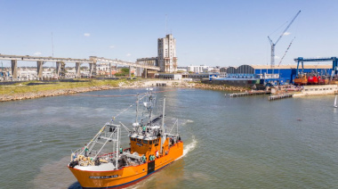 El Astillero Contessi botó un nuevo barco que tendrá asiento en el puerto de Rawson