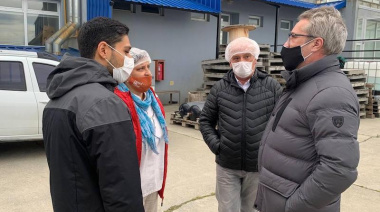 Julián Suárez fue recibido por autoridades de Tierra del Fuego