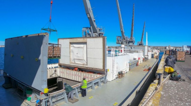 El buque frigorífico contratado por Iberconsa también operó en Puerto Madryn