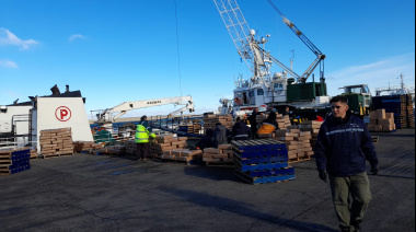  Se incrementan las descargas de Argenova por el puerto deseadense