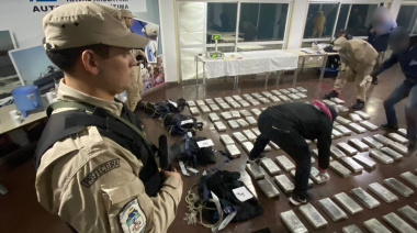 Prefectura incautó más de 170 kilos de cocaína cerca de al puerto de Coronel Rosales