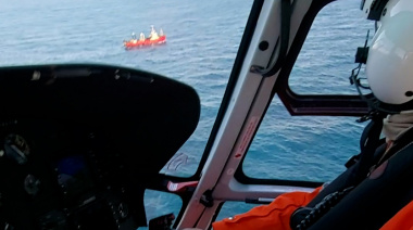 Prefectura aeroevacuó de urgencia a un tripulante del buque Marcala 1
