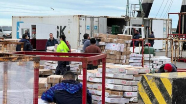 Se incrementaron las descargas por los puertos de Deseado y Caleta Paula