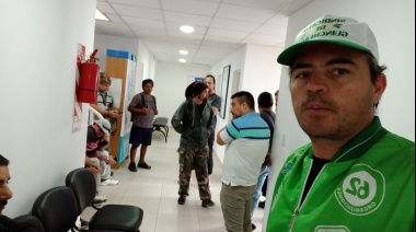 Guincheros  de Caleta Paula tomaron la Secretaría de Trabajo en reclamo del fondo anticrisis