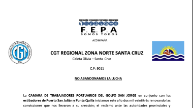 Portuarios de toda la provincia se reunirán en Ramón Santos para pedir el ingreso de los poteros de la milla 201