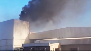  Se prendió fuego una pesquera en Rawson 