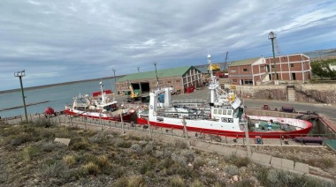 Directivos del Grupo Iberconsa visitaron Puerto Deseado para supervisar la reparación de dos buques pesqueros 