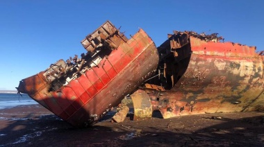 Pescargen anunció el final del desguace total del buque zozobrado en el muelle de Puerto Madryn