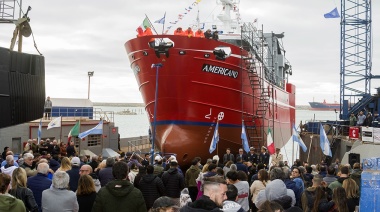 Emocionante ceremonia de botadura del “Americano”