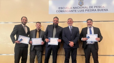 Finalizaron los cursos de Capitán de Pesca y Conductor de Máquinas Navales de Primera.