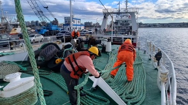 Arrancó hoy una nueva prospección de langostino