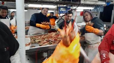 La flota tangonera tocó buen langostino fuera de la zona de veda