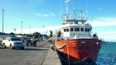 Salió a la pesca el primer tangonero de Vieira Argentina