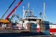 La llegada del buque merlucero Ceres reactivó el puerto deseadense