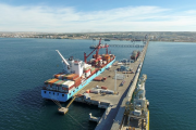 Fuerte apuesta de Chubut para dotar de infraestructura al Muelle Almirante Storni