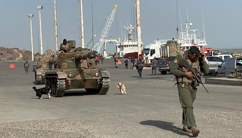 Efectivos del Regimiento realizaron ejercicios en el puerto deseadense 