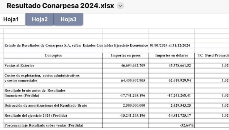 Fernando Álvarez hizo público el balance de Conarpesa y justificó su decisión de no sacar sus barcos a la pesca