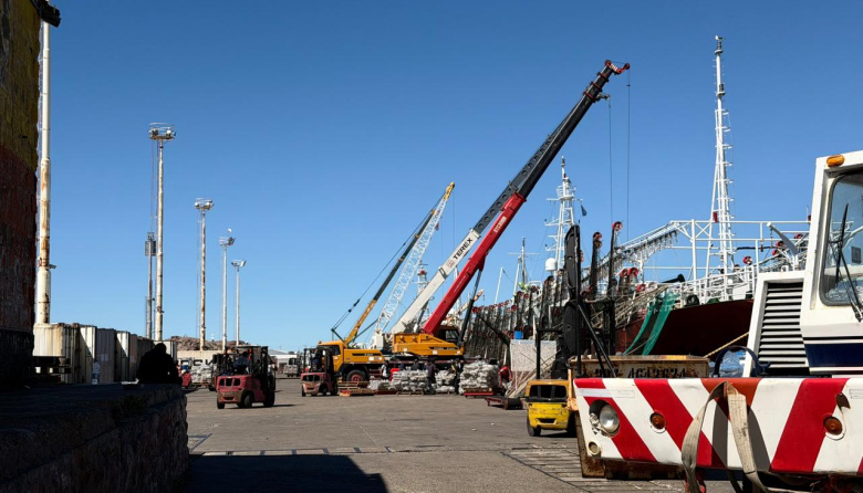 Por la abundancia de calamar el puerto pasó a ser refugio laboral para los jóvenes