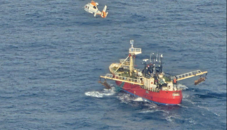 Prefectura evacuó de urgencia a un marinero que sufrió una descompensación en zona de pesca