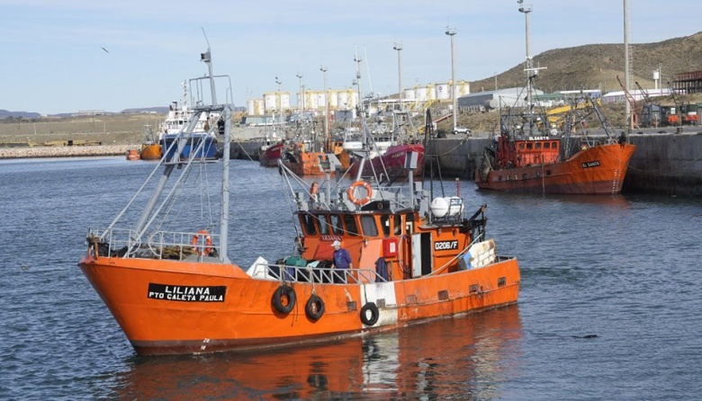 La comunidad pesquera del puerto de  Caleta Paula agradeció a Vidal la cesión del Liliana
