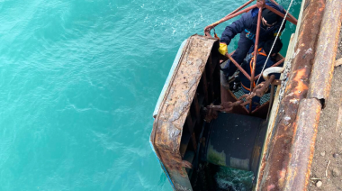Avanzan las refacciones en los sitios 1 y 2 del puerto de Deseado