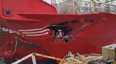 Feroz temporal de viento golpeó con furia los puertos de Deseado y Caleta Paula