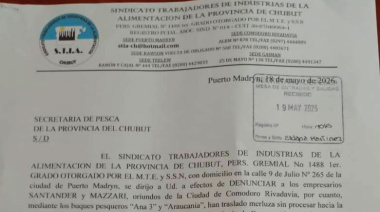 El STIA Chubut salió con los tapones de punta contra dos conocidos empresarios por la fuga de merluza a Mar del Plata