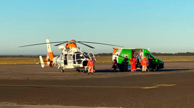 Prefectura evacuó de urgencia a un marinero del tangonero Bogavante Segundo