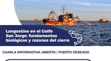 Puerto Deseado: Invitan a charla abierta sobre el langostino en el Golfo San Jorge con especialistas del INIDEP