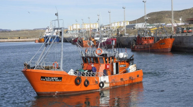 La comunidad pesquera del puerto de  Caleta Paula agradeció a Vidal la cesión del Liliana