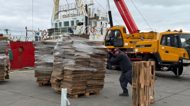 Terminó la zafra del langostino y Deseado se llenó de barcos, pero con poca descarga