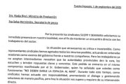 Estibadores y apuntadores exigen soluciones ante la falta de descargas en el puerto deseadense