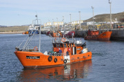 La comunidad pesquera del puerto de  Caleta Paula agradeció a Vidal la cesión del Liliana