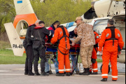 Prefectura aeroevacuó a un tripulante de un buque pesquero